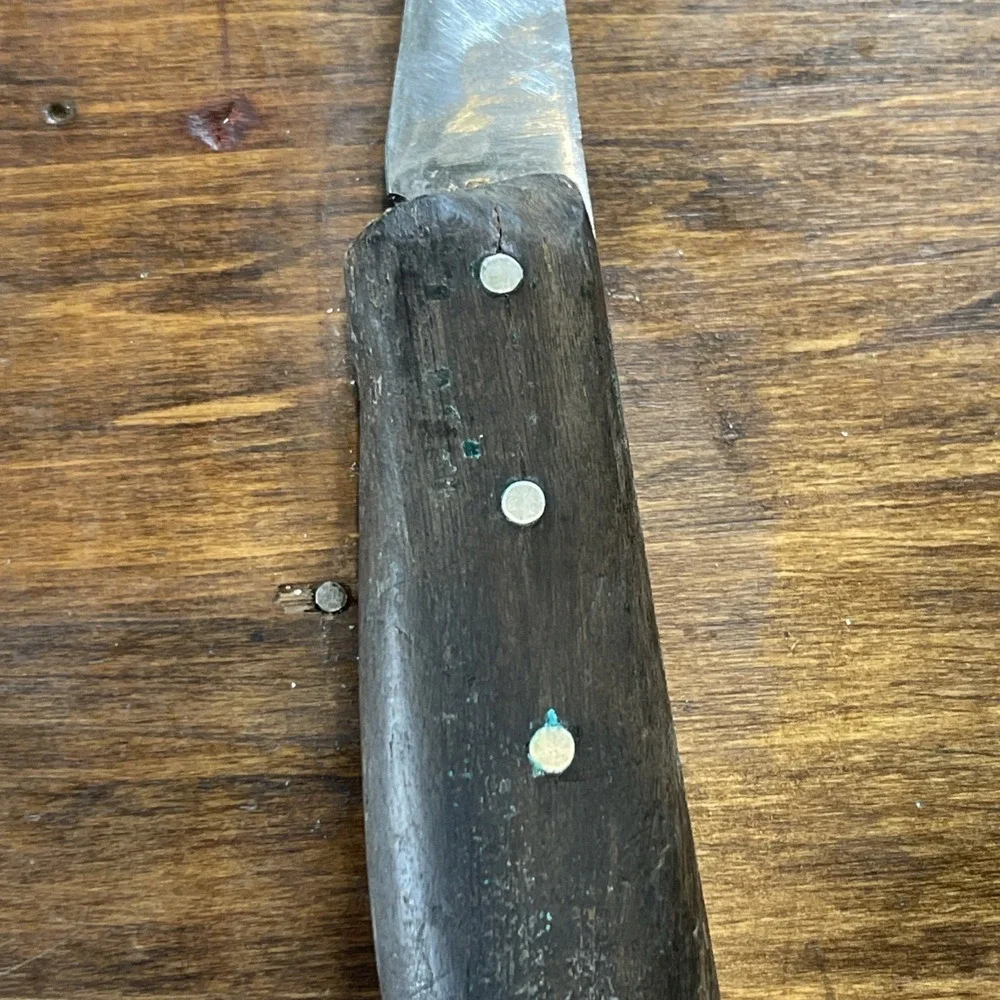 Antique J A Henckels Twinworks Germany Carbon Steel 5 1/2‎ Chef Knife Butcher